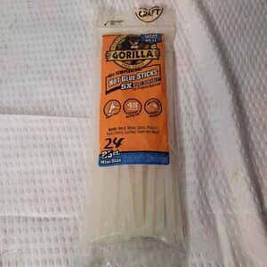 Gorilla All-Temperature Hot Glue Sticks Mini Size 8 Inch 25 Count